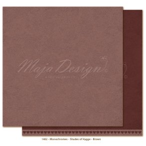 Maja Monochromes - Hygge - Brown 12 x 12