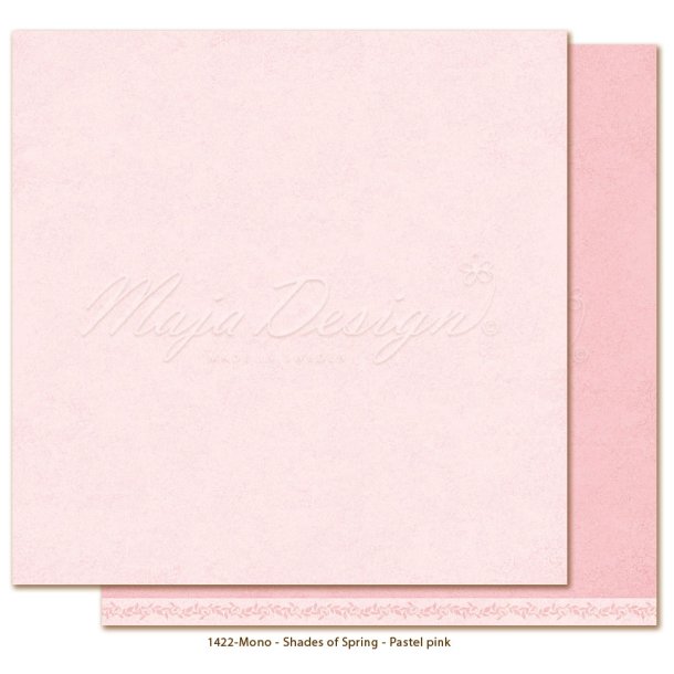 Maja Design Mono baggrund Spring Garden Pastel pink