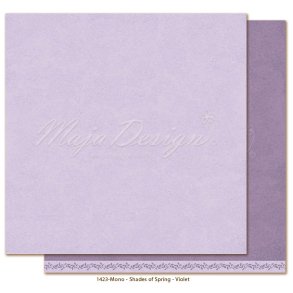 Maja Design Mono baggrund Spring Garden Violet