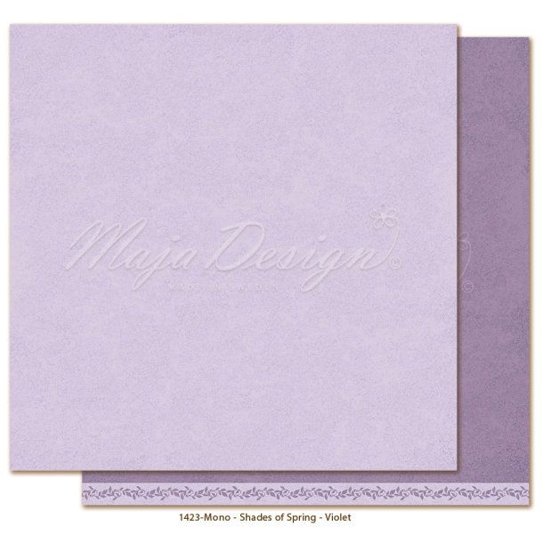Maja Design Mono baggrund Spring Garden Violet
