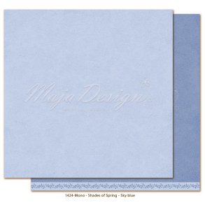 Maja Design Mono baggrund Spring Garden Sky blue