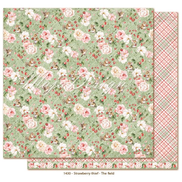 Maja Design Strawberry thief The field 12x12" 