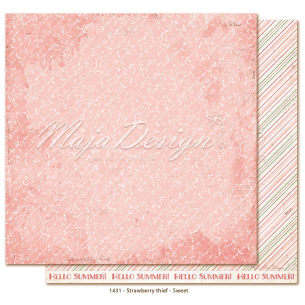 Maja Design Strawberry thief Sweet 12x12" 