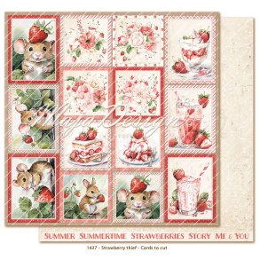 Maja Design Strawberry thief Cut-out-cards 12x12