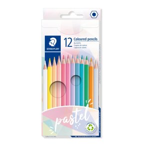 Farveblyanter 12stk Pastel Staedtler
