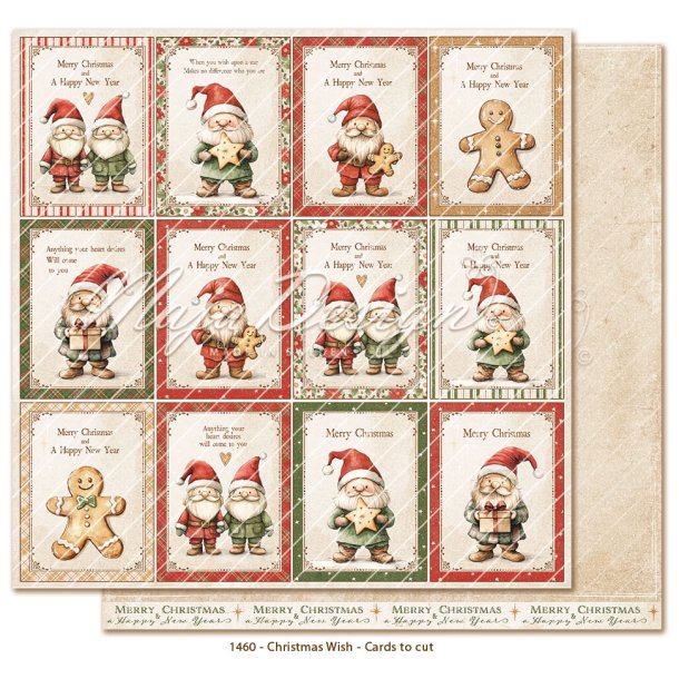 Maja Design Christmas Wish - Cards to cut 12x12" 
