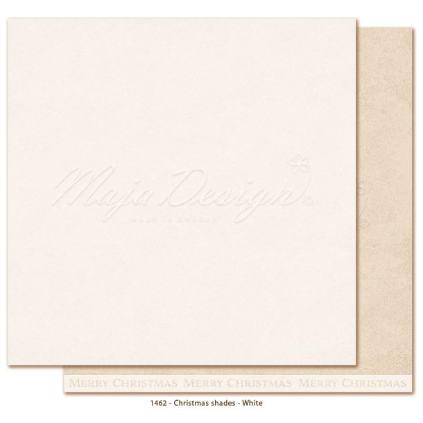 Maja Monochromes Christmas shades - White 12x12" 
