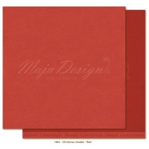 Maja Monochromes Christmas shades - Red 12x12
