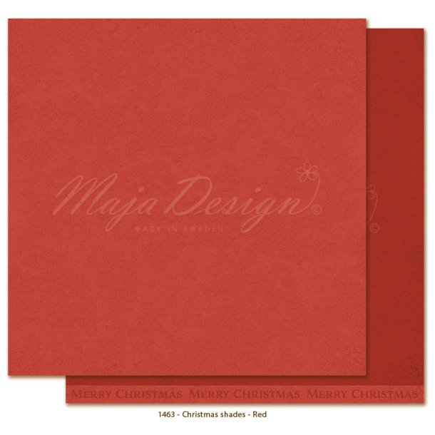 Maja Monochromes Christmas shades - Red 12x12"