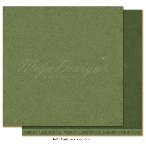 Maja Monochromes Christmas shades - Pine 12x12" 