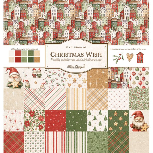Maja Design blok Christmas Wish - 12x12" Collection pack 