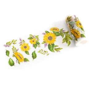 Sunflower Washi tape 10 meter - Pinkfresh Studio
