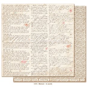 Maja Design Memoir - In words 12x12