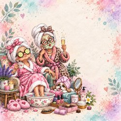 Papirblok Lidt �ldre - meget sjovere 15 x 15 cm. - Luna Hobby