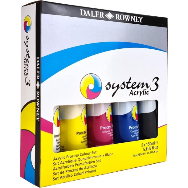 System3 Akrylmaling 5x150ml