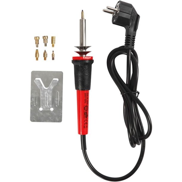 Elbrnder str. 19x3 cm, EU, sort, rd