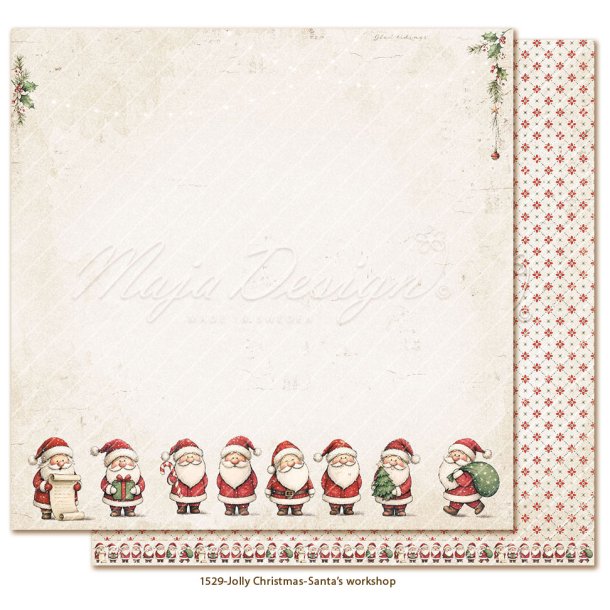 Maja Design Jolly Christmas - Santa�s workshop 12x12"
