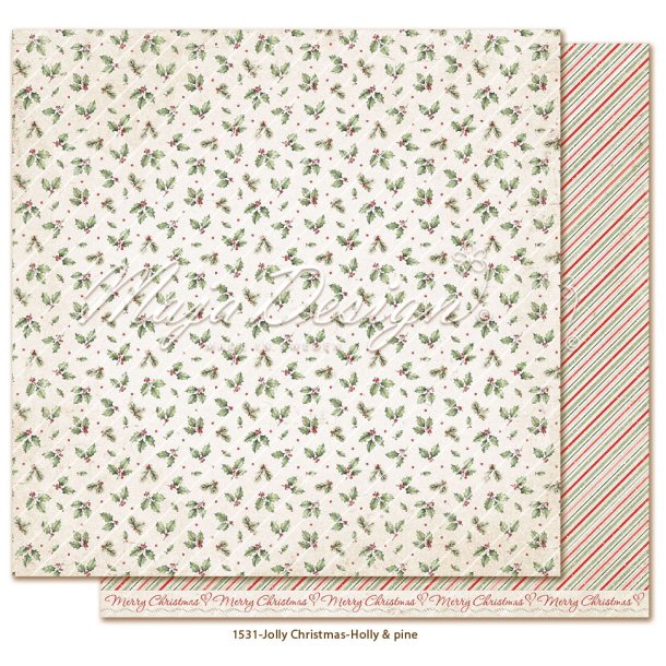 Maja Design Jolly Christmas - Holly &amp; Pine 12x12"