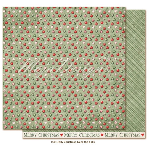 Maja design Jolly Christmas - Deck the halls 12x12"