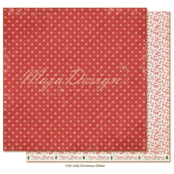 Maja design Jolly Christmas - Glitter 12x12"