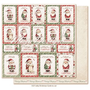 Maja design Jolly Christmas - Cards to cut 12x12