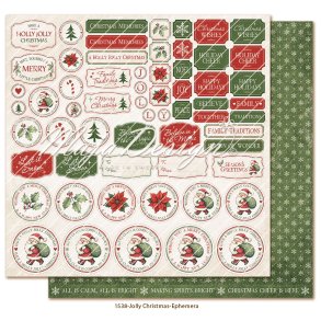 Maja design Jolly Christmas - Ephemera 12x12