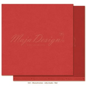 Maja Monochromes Jolly - Red 12x12