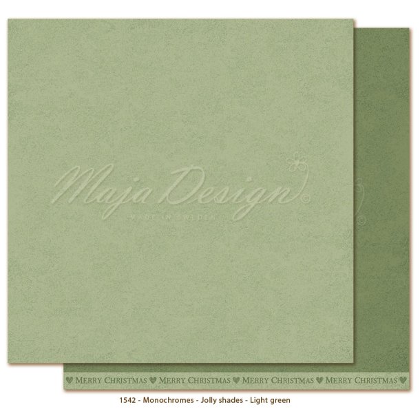 Maja Monochromes Jolly shades - Light green 12x12"