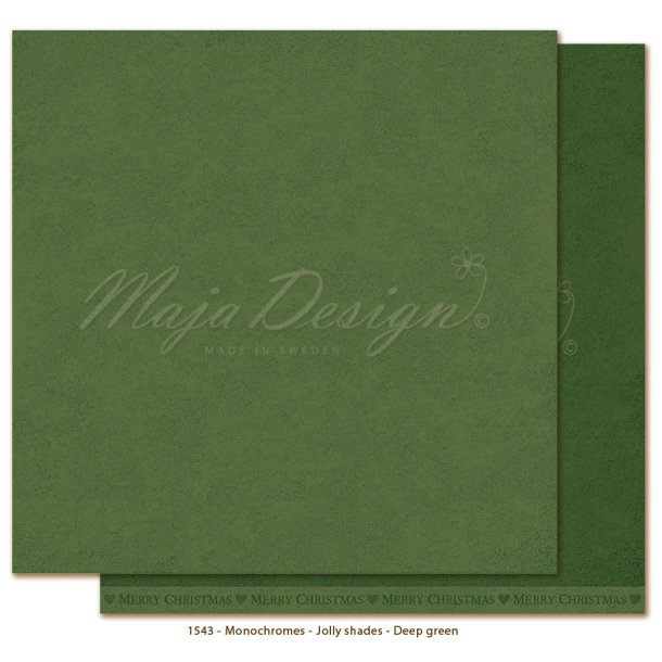 Maja Monochromes Jolly shades - Deep green 12x12"