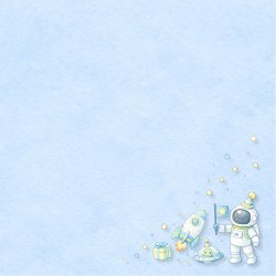 Papirblok Tillykke med f�dselsdagen 15 x 15 cm - Luna Hobby