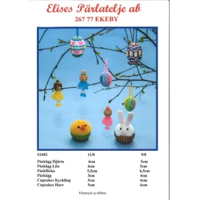 Perleopskrift Elises S1602 (svensk)