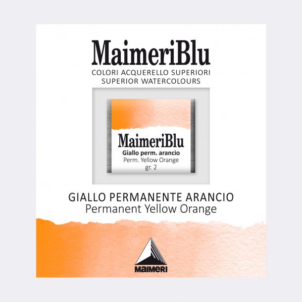 Permanent Orange 110 Maimeri Blu Watercolour 1/2 Pans