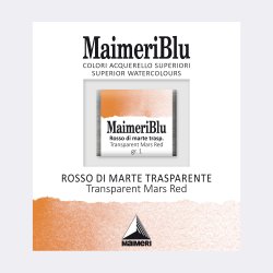 Transparent Mars Red 250 Maimeri Blu Watercolour 1/2 Pans