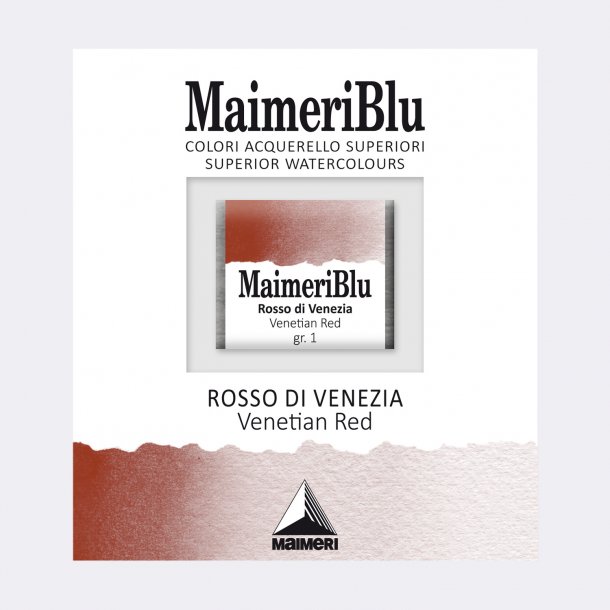 Venetian Red 262 Maimeri Blu Watercolour 1/2 Pans