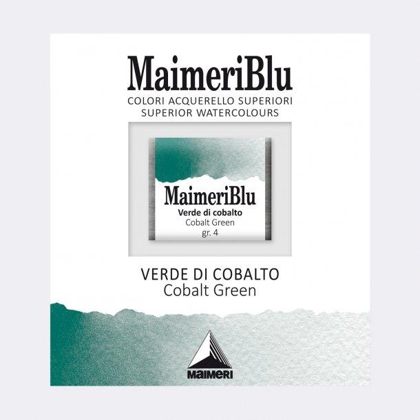 Cobalt Green 328 Maimeri Blu Watercolour 1/2 Pans