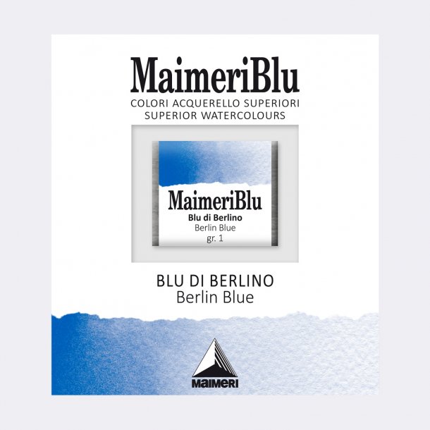 Berlin Blue 359 Maimeri Blu Watercolour 1/2 Pans 