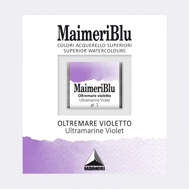 Ultramarine Violet 440 Maimeri Blu Watercolour 1/2 Pans 