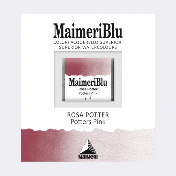 Rosa Potter 479 Maimeri Blu Watercolour 1/2 Pans