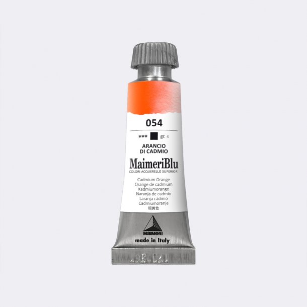 Cadmium Orange 054 Maimeri Blu Watercolour 12 ml Tube