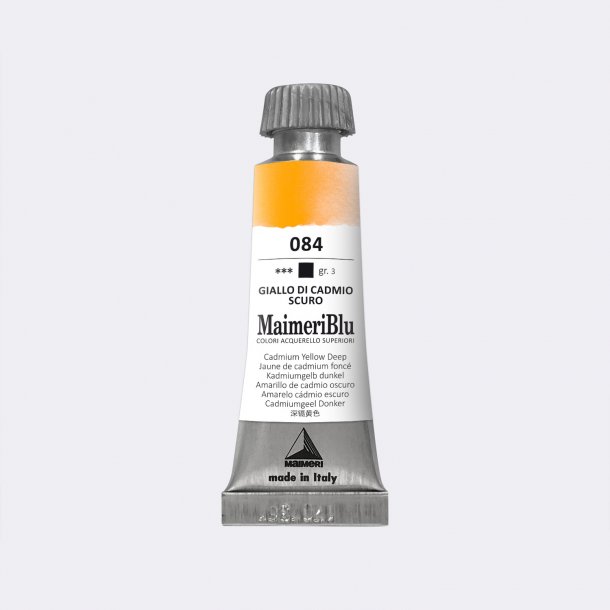 Cadmium Yellow deep 084 Maimeri Blu Watercolour 12 ml Tube