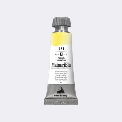 Yellow Vanadium 121 Maimeri Blu Watercolour 12 ml Tube