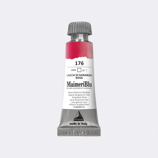 Rose Madder 176 Maimeri Blu Watercolour 12 ml Tube