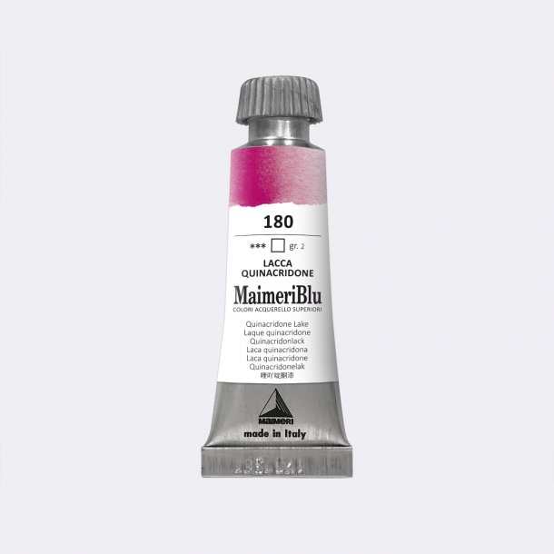 Quinacridone Lake 180 Maimeri Blu Watercolour 12 ml Tube