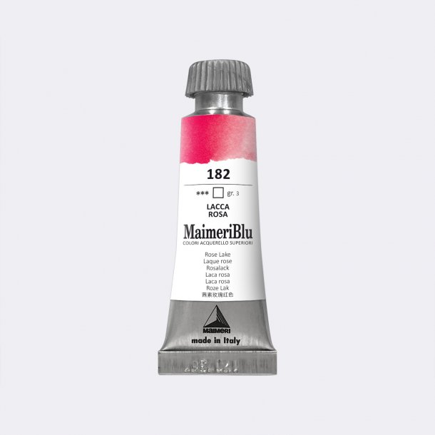 Rose Lake 182 Maimeri Blu Watercolour 12 ml Tube