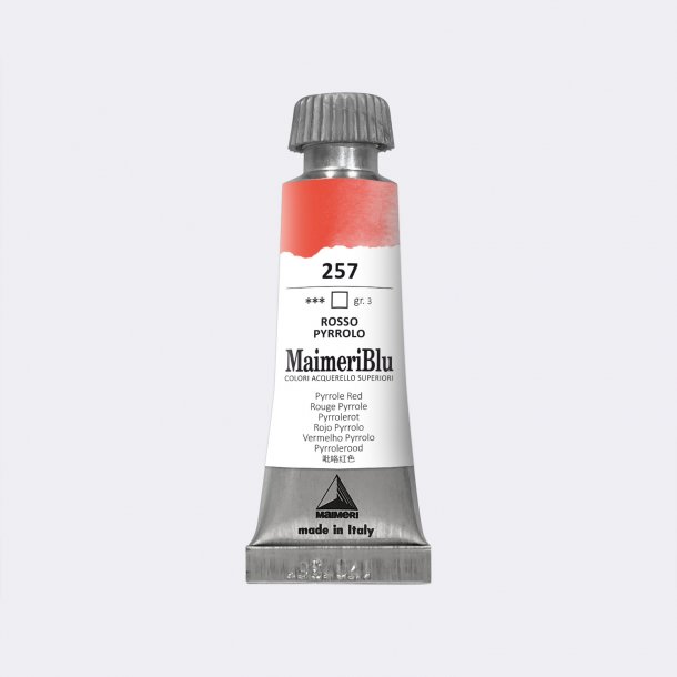 Pyrrole Red 257 Maimeri Blu Watercolour 12 ml Tube