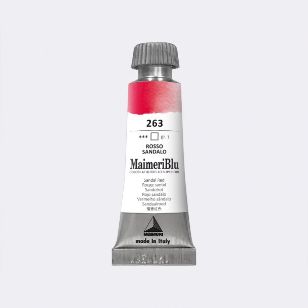 Sandal Red 263 Maimeri Blu Watercolour 12 ml Tube