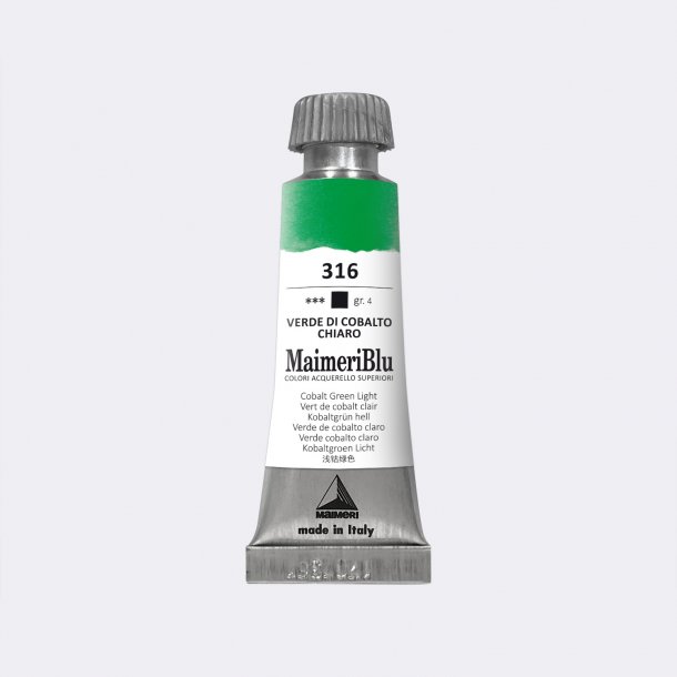 Cobalt Green Light 316 Maimeri Blu Watercolour 12 ml Tube