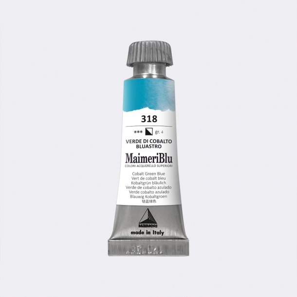 Cobalt Green Blue 318 Maimeri Blu Watercolour 12 ml Tube