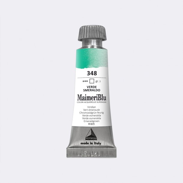 Viridian 348 Maimeri Blu Watercolour 12 ml Tube