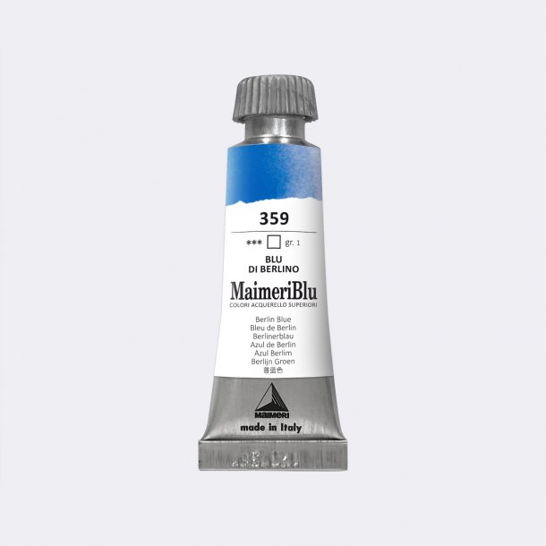 Berlin Blue 359 Maimeri Blu Watercolour 12 ml Tube